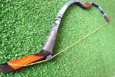 Handcraft Traditional Recurve Bow 30LB Carbon Arrow Fiberglass Arrow Hunting Out ()